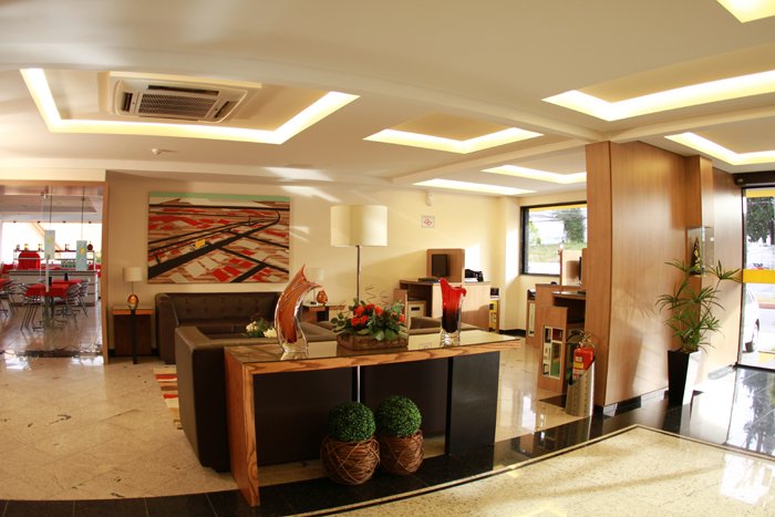 Área de convivência do Astro Hotel